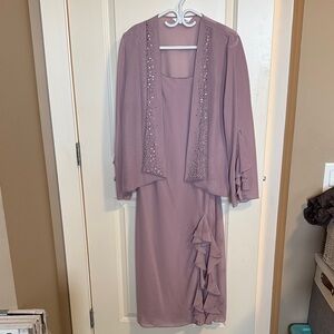 Chic Lavender Dress with Sequins